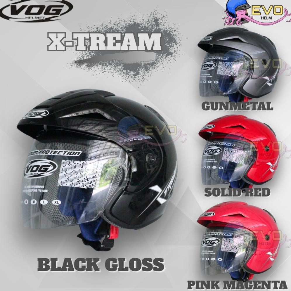VOG X-TREAM / VOG XTREAM & VOG VOLT HELM HALF FACE PRIA & WANITA DEWASA ORIGINAL SNI TERLARIS