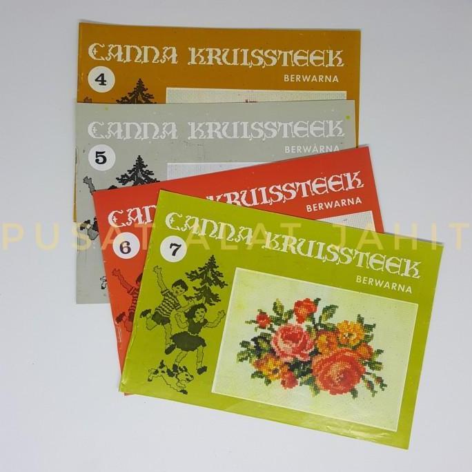 BUKU KRUISSTEEK CANNA BUKU KRISTIK BELAJAR SULAM MENYULAM CROSS STITCH