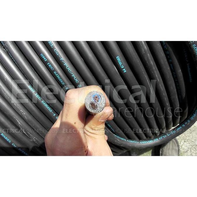Kabel Listrik Serabut NYYHY 2x6mm2 SUTRADO ( NYY HY 2x6mm 2x6 mm 2 x 6