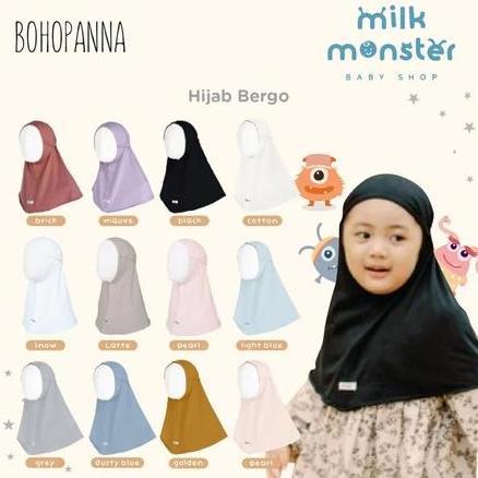 Bohopanna Hijab Bergo / Hijab anak bergo / Kerudung anak / Kerudung bergo