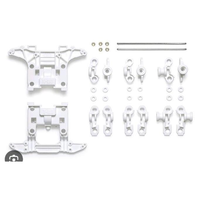 TAMIYA 95695 REINFORCED N-04/T-04 UNITS [ WHITE ]