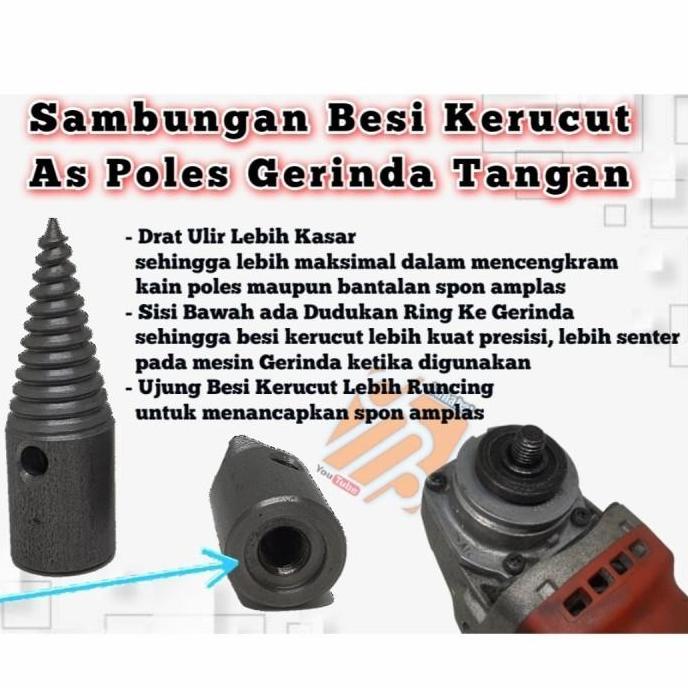 As Poles Kerucut Gerinda