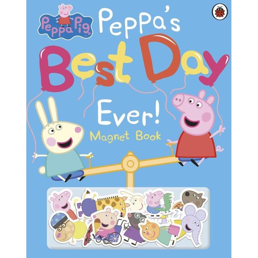 Peppa Pig Magnet Board Book Peppa's Best Day Ever Buku Cerita Anak