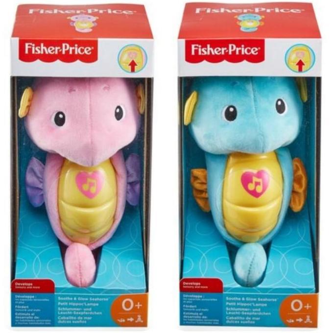 Fisher Price Soothe and Glow Seahorse Boneka Kuda Laut Fisher-Price