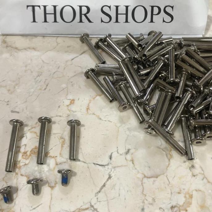 baut as roda koper 40mm 36mm 30mm 1 pcs