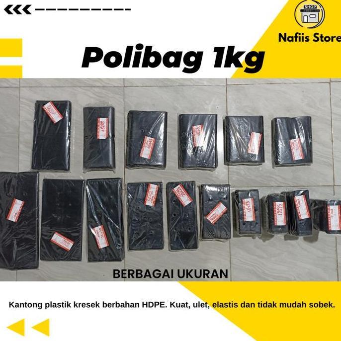 1kg - Polybag Tanaman Lengkap Plastik Polybag