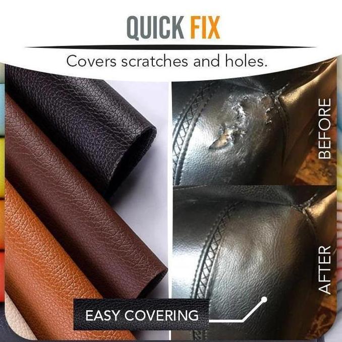 Oscar Sticker Kursi Tambalan Kulit Sofa Pake Perekat Langsung Tempel