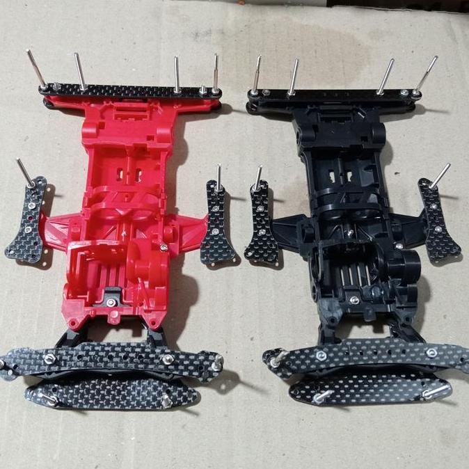 TAMIYA SIDE DAMPER BMAX SUPER 2 CHASSIS [ BAHAN PP KOSONGAN ]