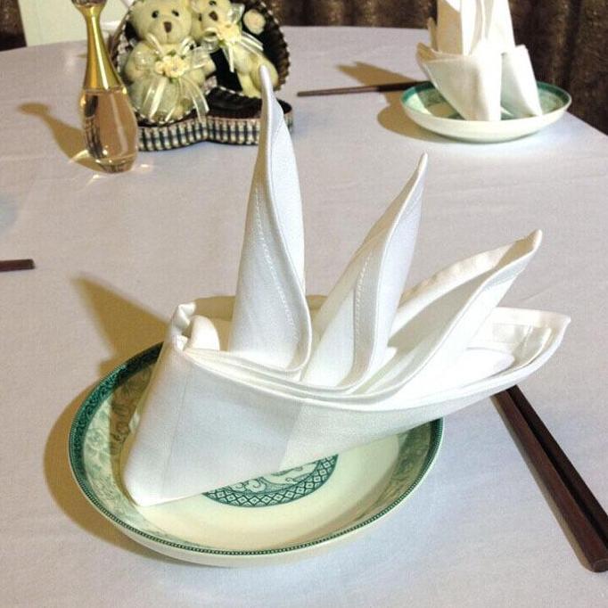 Promo Napkin Hotel Folding Napkin Dinner Napkin Cotton Napkin Serbet