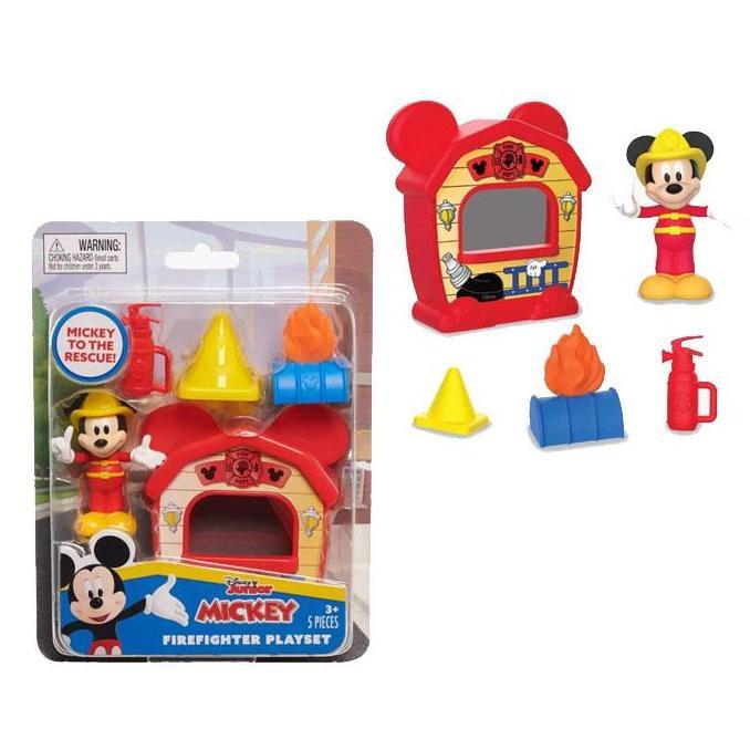 Just Play Disney Junior Mickey Mouse Playset Firefighter 5pcs
