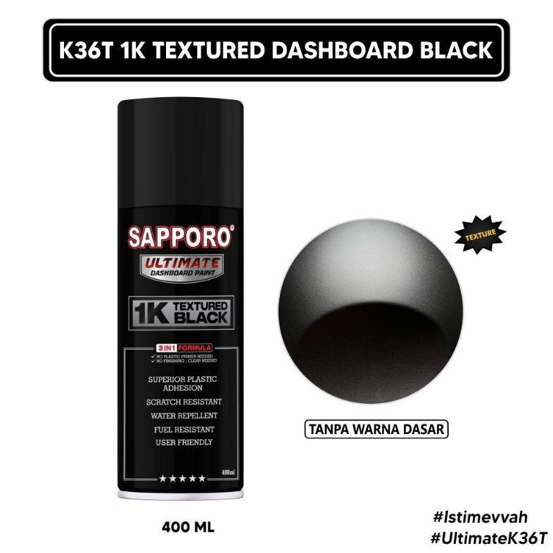 Sapporo Ultimate K36T Texture Dashboard Black / cat semprot Sapporo