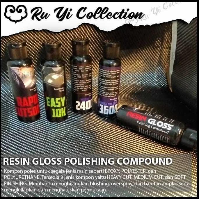 RESIN GLOSS 100 ML / OBAT POLES KOMPON COMPOUND RESIN