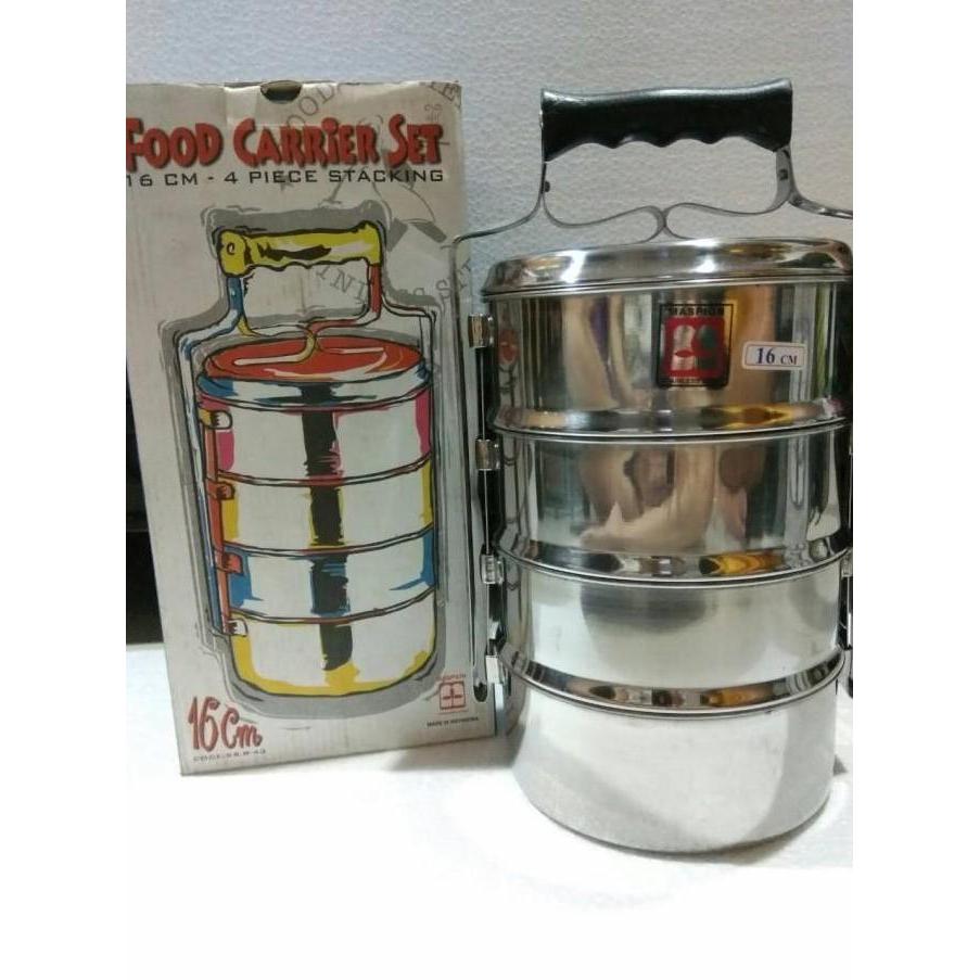 Maspion rantang stainless susun 4 / rantang 16cm
