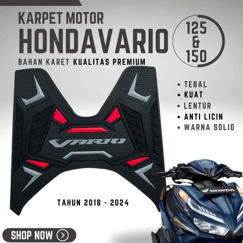 KARPET MOTOR HONDA VARIO | ALAS KAKI MOTOR HONDA VARIO | PIJAKAN KAKI MOTOR HONDA VARIO | AKSESORIS 