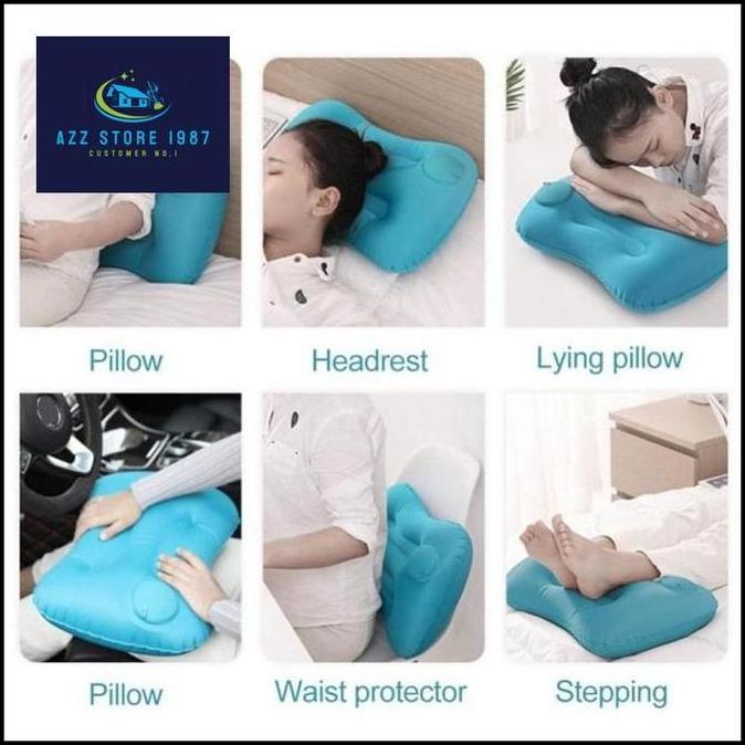 BANTAL ANGIN + POMPA TERINTEGRASI - NatureHike Bantal Angin Inflatable