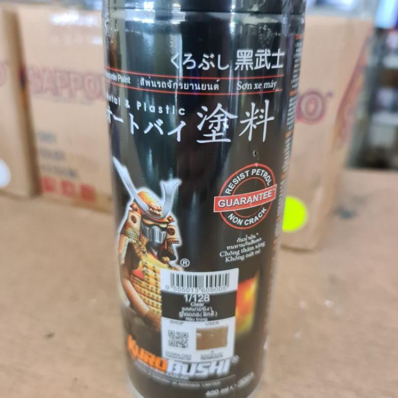 Samurai Clear 128 Cat Semprot Samurai Paint Kurobushi Clear GLOSS