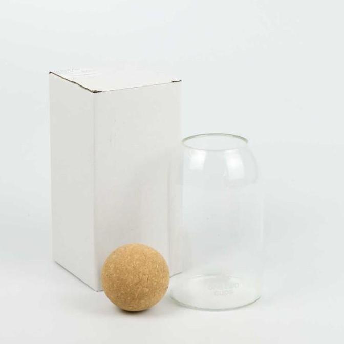 TOPLES JAR KACA ESTETIK MINIMALIS KUE BUMBU DAPUR KOPI CEMILAN