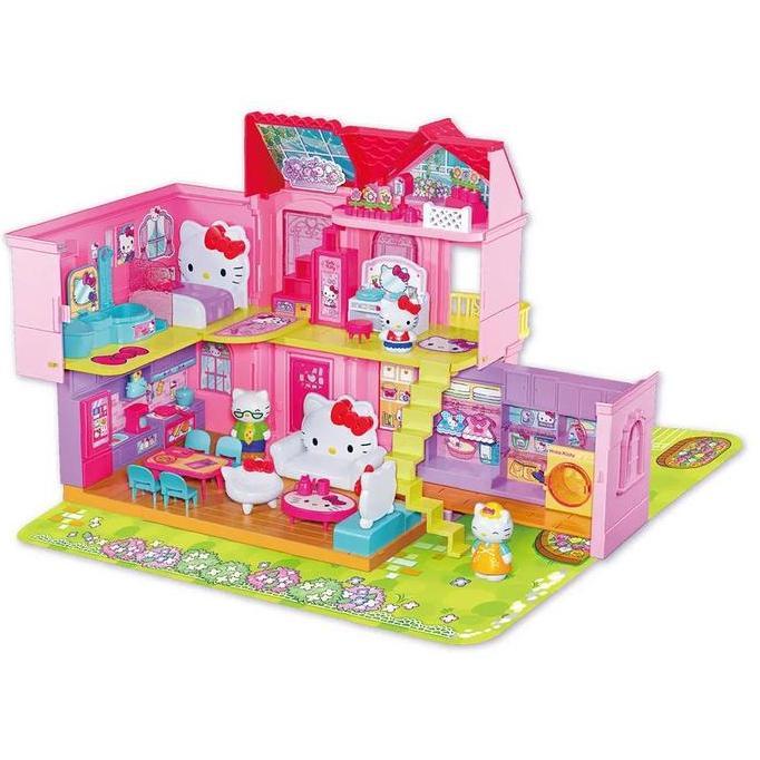 Rumah Boneka Sanrio Daniel & Co Hello Kitty Playset Deluxe Villa
