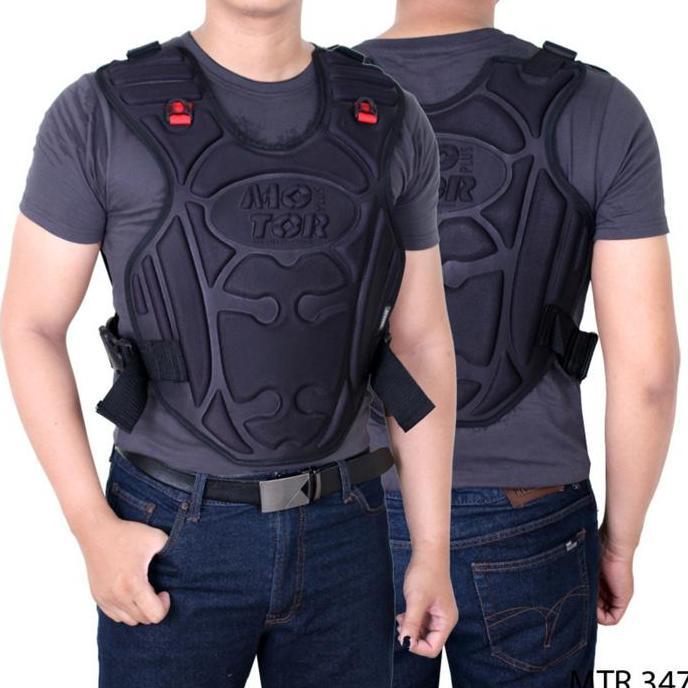 NEW ROMPI PELINDUNG DADA PENGENDARA MOTOR BERKUALITAS (DEPAN DAN BELAKANG) ORI