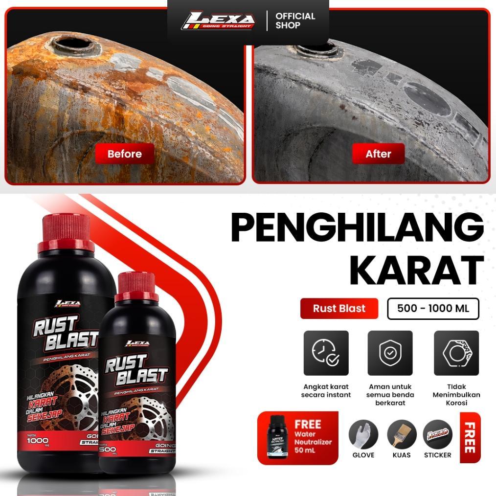 [BONUS ANTI KARAT] Penghilang Karat Besi Logam LEXA Rust Blast Rust Remover Pembersih Karat Ampuh