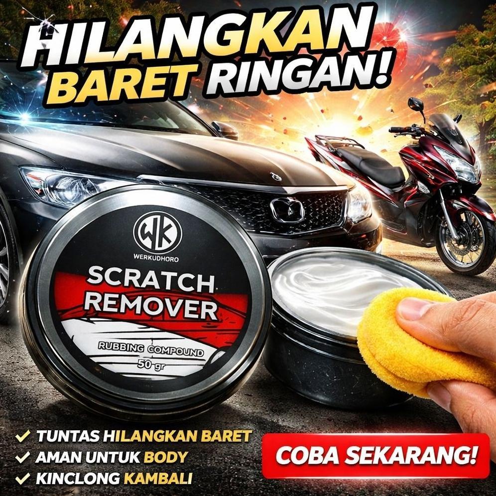 Body Compound Mobil Penghilang Baret Body Motor & Mobil / Rubbing Compound Scratch Remover Pengkilap