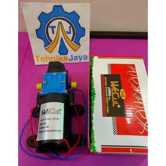 PROMO POMPA DC OTOMATIS WECUT 100PSI DC WATER PUMP 12V ALAT STEAM JET CLEAN HARGA MURAH