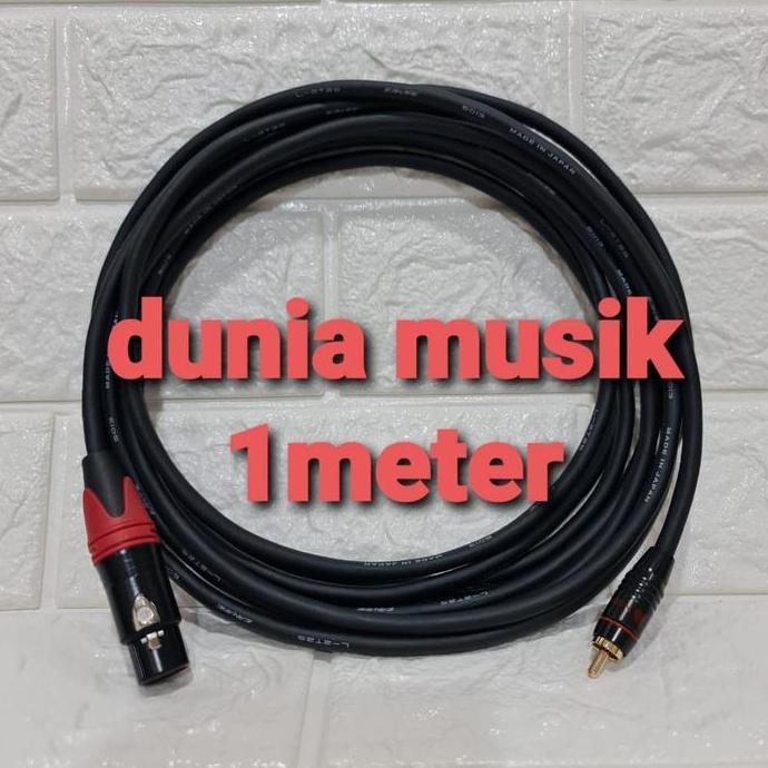 PROMO KABEL JACK CANON XLR FEMALE TO RCA MALE / JACK RCA KE CANON CEWEK HARGA MURAH