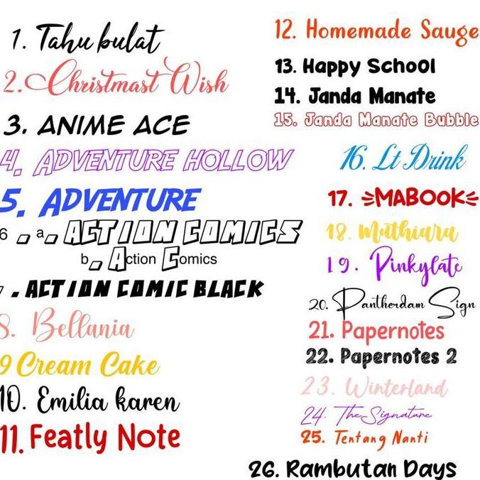 Lampu akrilik custom FREE Design nama / Tulisan