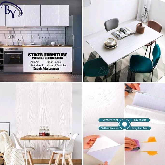 Stiker Kayu PVC Sheet Sticker Pelapis Furniture Wall Sticker Motif Taco Sheet