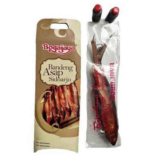 Oleh oleh khas Sidoarjo Bandeng Asap Bogajaya Bumbu sambal petis Besar