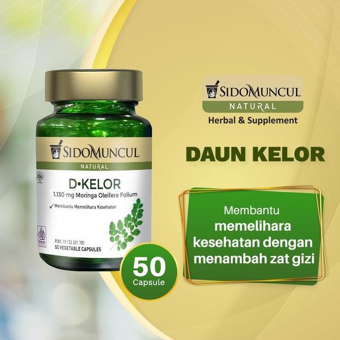 Sido Muncul Natural Sari Daun Kelor 50 Kapsul