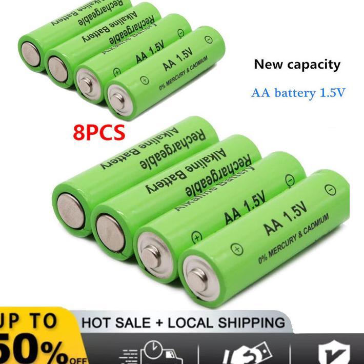 100% Label Baru 3800 Mah Baterai Isi Ulang Aa 1.5V 4Pcs Batrei Baterai Battery Cas Rechargeable Aa B