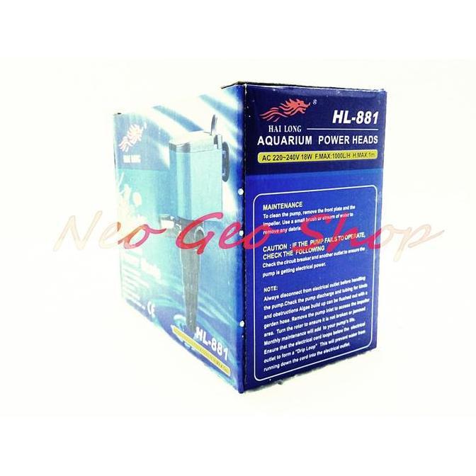 Yujitaro- Pompa Aquarium Akuarium Hai Long Hilong Hi Long 881 Hl-881 Murah