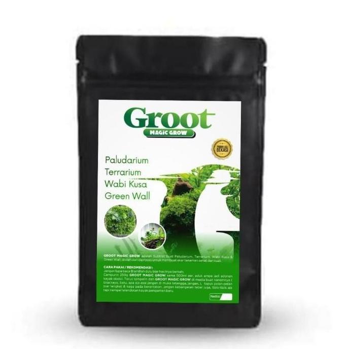 Yujitaro- Groot Magic Grow Media Tanam Pupuk Paludarium Terrarium Wabikusa Aquascape