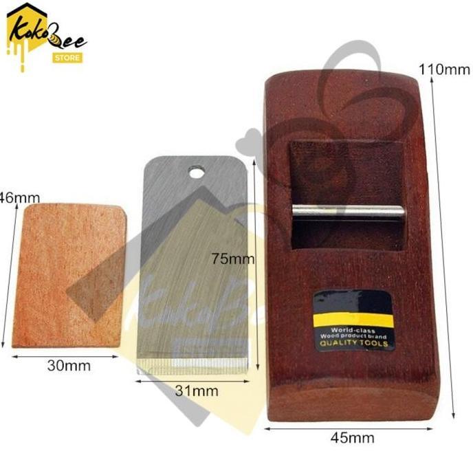 Powerx- Alat Mesin Ketam Serut Kayu Mini Manual Hand Planer Trimming Plane