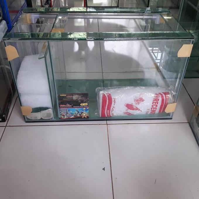 Yujitaro- Aquarium 60X30X35 Filter Samping Murmer (1Set)