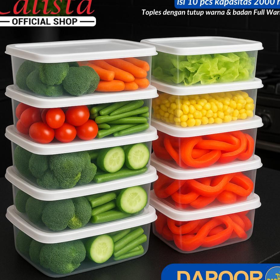 Food Container Rumoi Premium Kotak Penyimpanan Bumbu Kulkas Serbaguna Set Food Container/Calista Foo