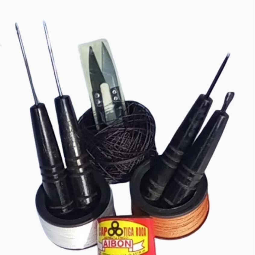 Paket Peralatan Sol Jahit Sepatu Sandal Lengkap 1Set