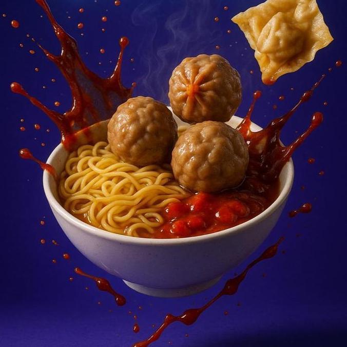 Beff- Bakso Sony Sapi Besar 750 Gram + Bumbu Frozen Son Haji