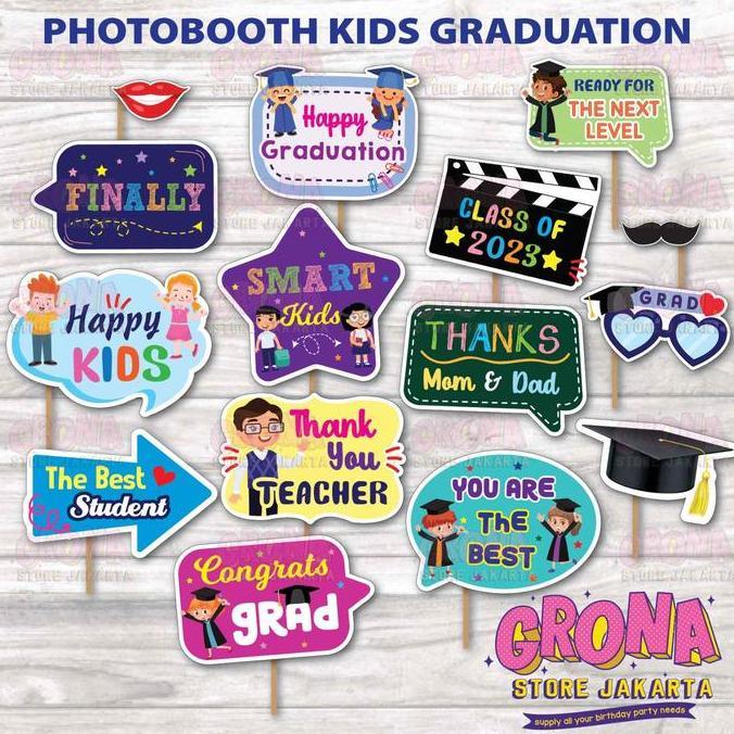 PHOTOBOOTH GRADUATION KIDS / PROPS PHOTOBOOTH / Perlengkapan Foto GM