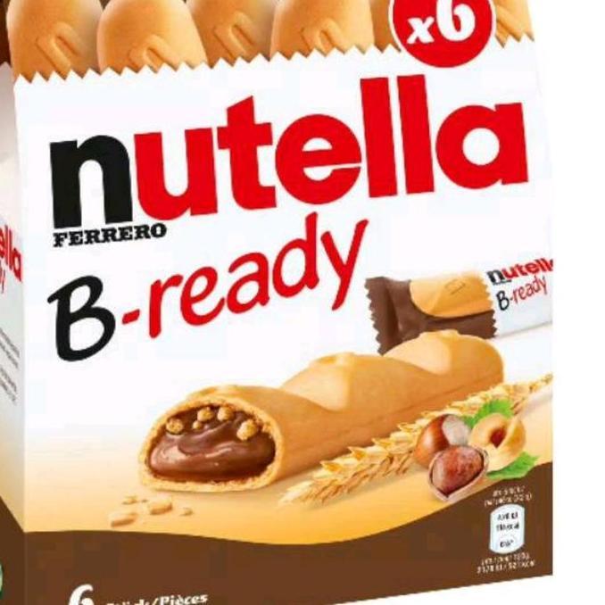 Glow- Nutella B Ready / Biskuit Isi Nutella Coklat. Chocolate Food