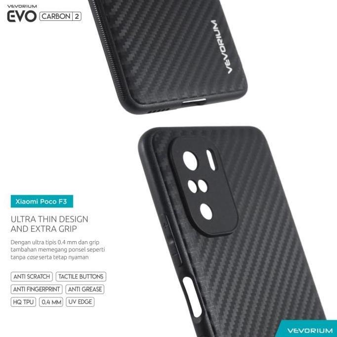 VEVORIUM EVO CARBON Xiaomi Poco F3 Soft Case Softcase