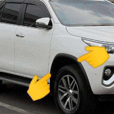 Over Fender/Spoiler Fender Depan Fortuner Vrz