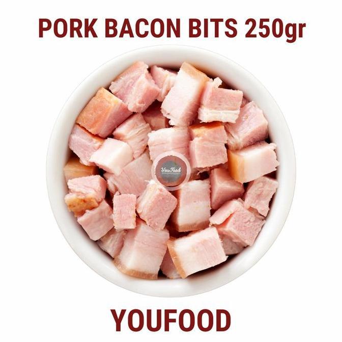 Beff- Pork Bacon Bits - Bacon Babi Premium (Potongan Kecil)