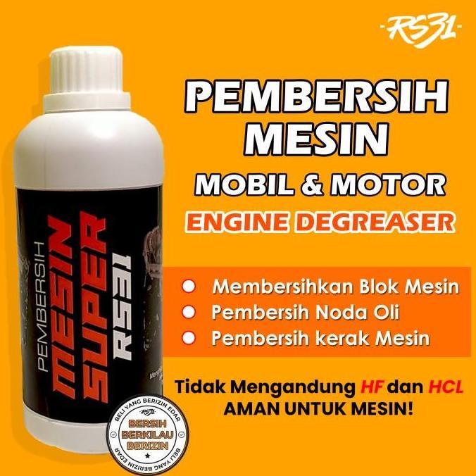 Pembersih Mesin Super RS31 | Engine Degrease Motor & Mobil Kotoran