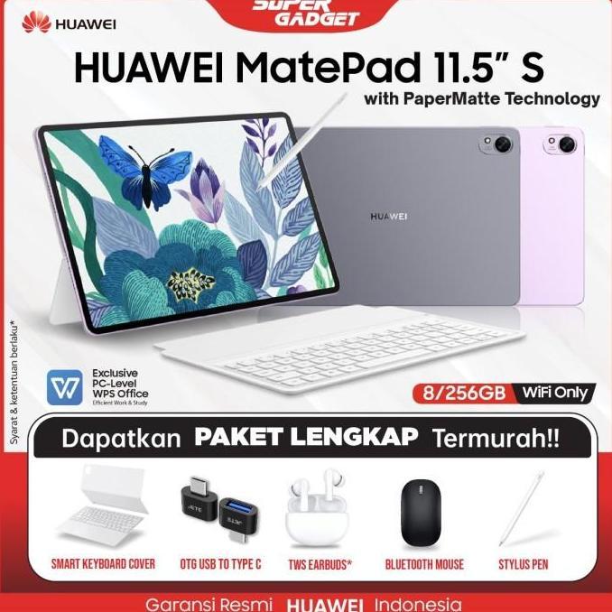 Huawei MatePad 11.5"S 8/256 GB PaperMatte Edition Tablet 11.5 inch NearLink Accessories PC Level