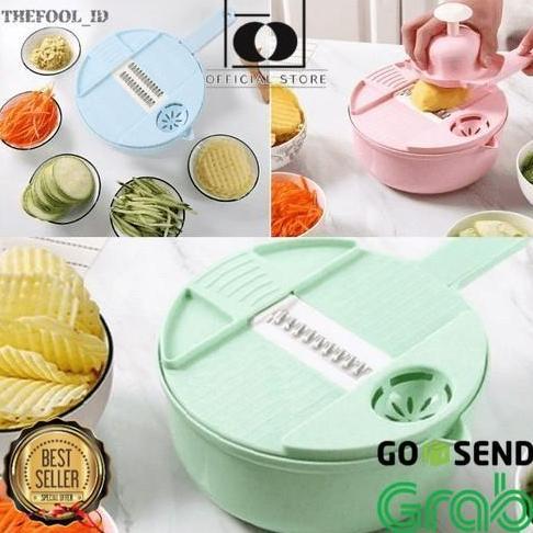 QUIR RAISON MULTI SLICER PEMOTONG SERBAGUNA 12 IN 1 TF