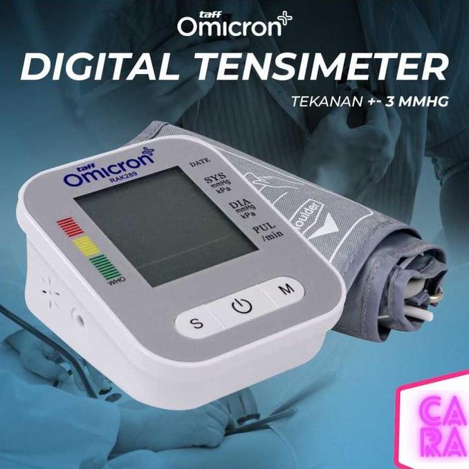 ANNG Tensimeter Digital Alat Ukur Tekanan Tensi Darah TaffOmicron RAK289