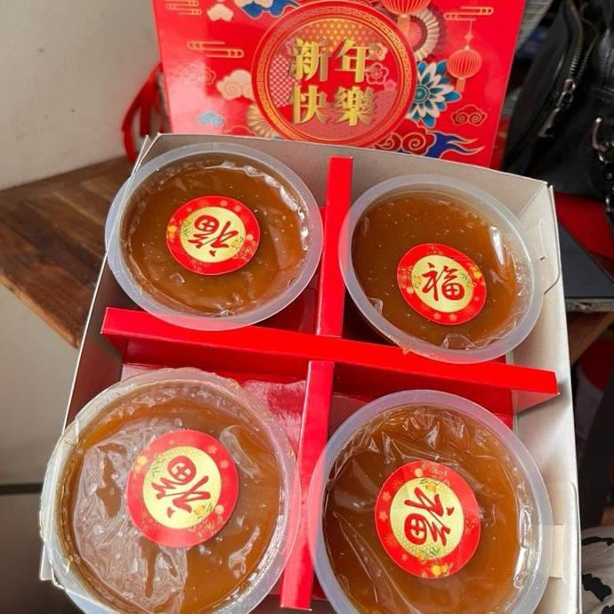 Sunakku- Kue Keranjang, Kue Bakul, Dodol China Asli Medan Isi 4 Cup Berat -+1Kg