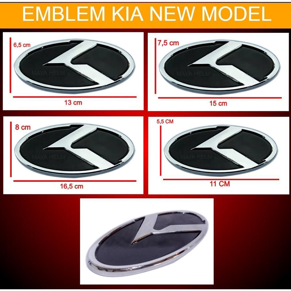 Emblem Logo Mobil KIA New ABS Plastik Berkualitas